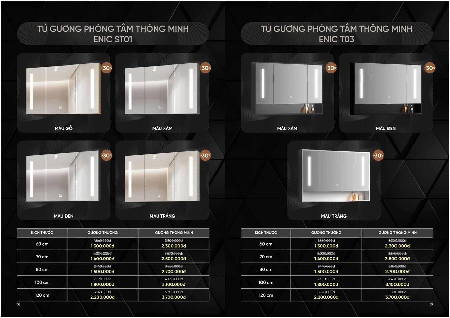 Bảng giá và Catalogue Thiết bị vệ sinh thông minh ENIC /Page 29